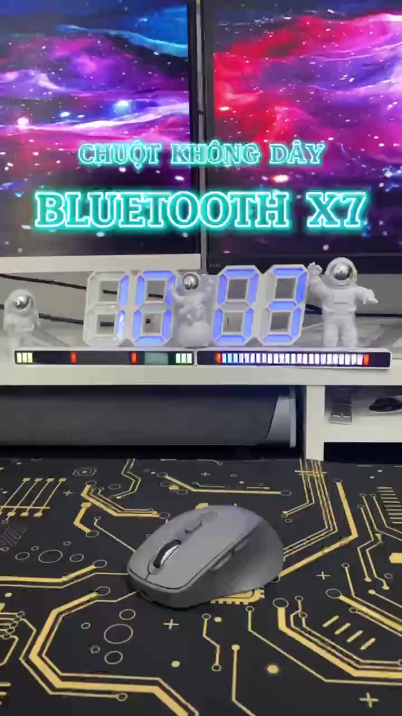 Chuột Bluetooth Không Dây Đa Năng Ziyou X7BT Thiết Kế Công Thái Học Chống Mỏi Pin Sạc | BigBuy360 - bigbuy360.vn