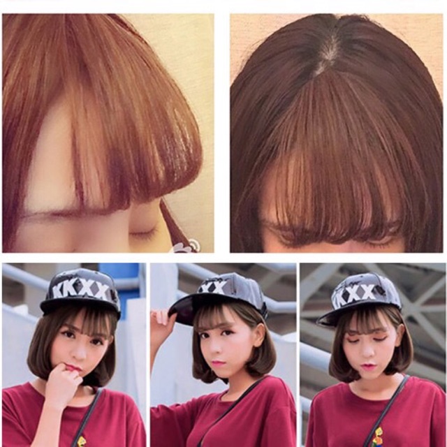 FREESHIP ĐƠN 99K_Mái thưa tóc giả giống tóc thật cao cấp 45 baby- hình thật