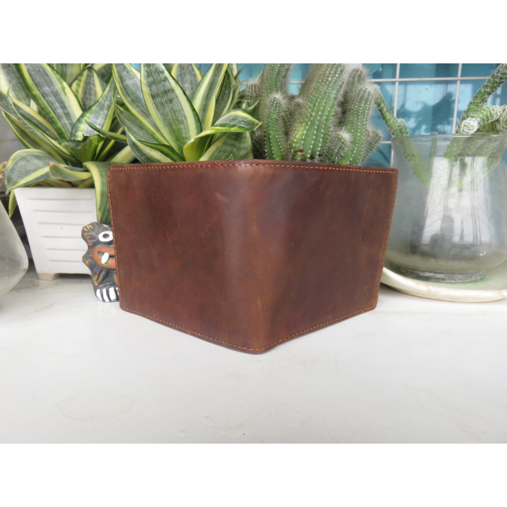 Ví da bò sáp ngựa điên cực chất đẳng cấp phái mạnh VTC26 thatchatstore