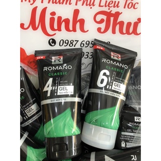 Gel vuốt tóc Romano Classic Siêu cứng 150g