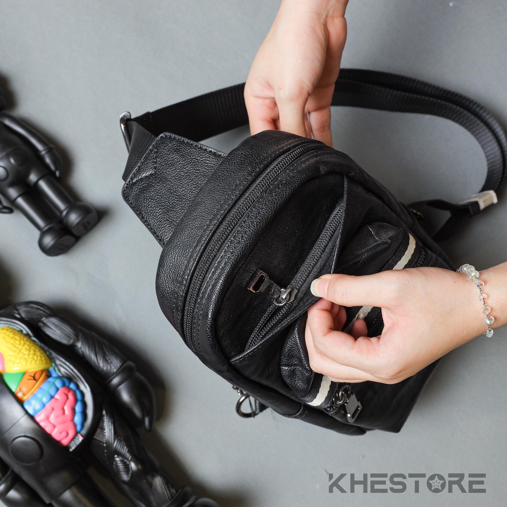 Túi Đeo Chéo Nam Khestore 9139 Trước Ngực Da Cao Cấp  Phong Cách Thể Thao Thời Trang Hàn Quốc | BigBuy360 - bigbuy360.vn