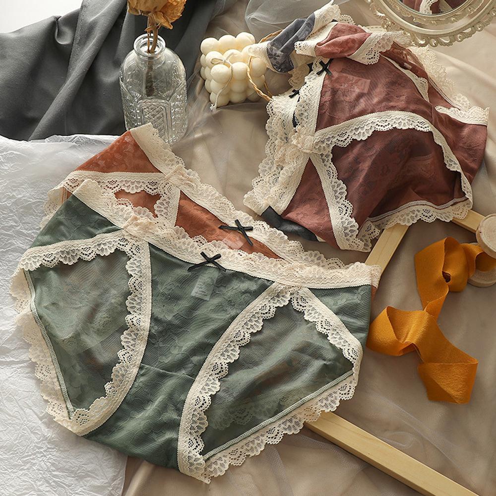 OCEANMAP Quần Lót Ren Trong Suốt Co Giãn Gợi Cảm Hợp Thời Trang Cho Bạn Gái