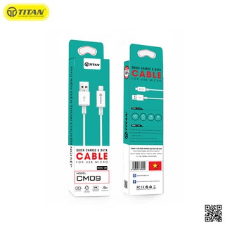 Cáp sạc Chân Micro TITAN - CM09 dài 1m