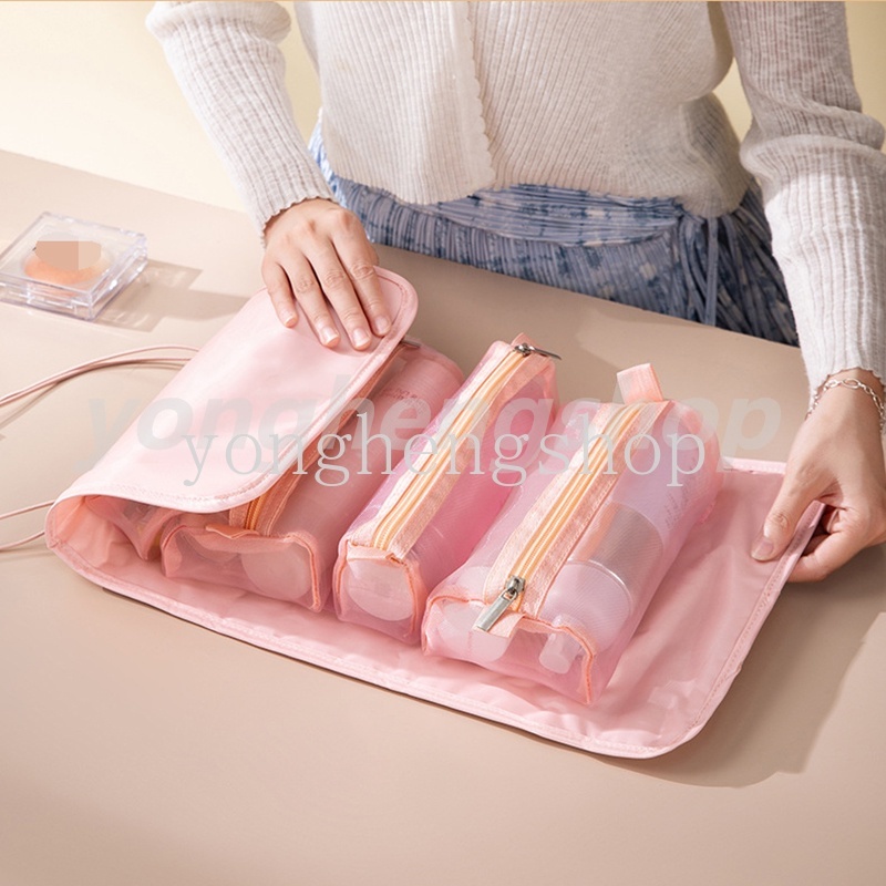 Set 4 Túi Đựng Mỹ Phẩm Du Lịch Đa Năng 4 Trong 1