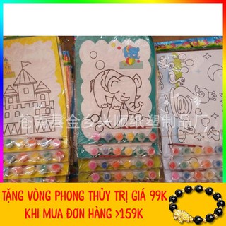 (Giá Sốc – TL2002) – Thủ Công Tranh Màu Nước Vẽ Cho Bé