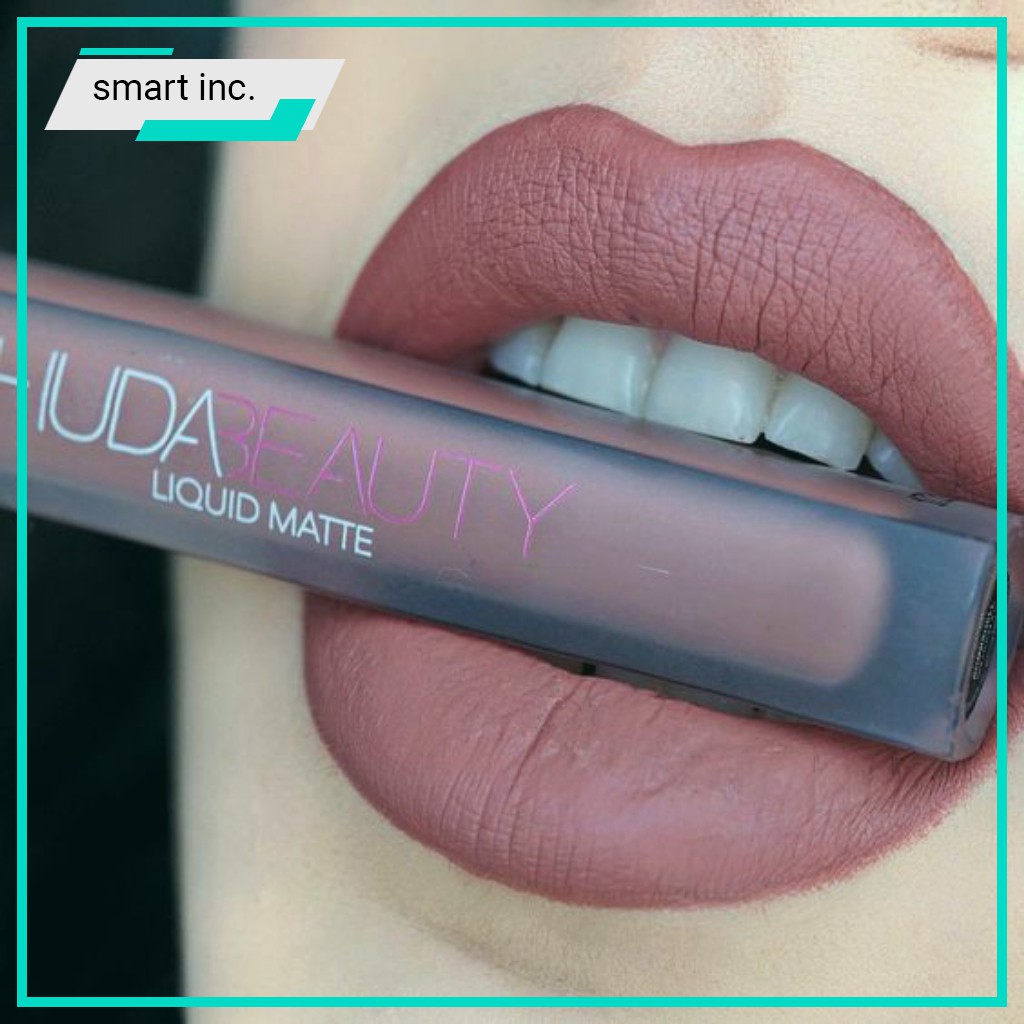 Son Môi Kem Lì Huda Beauty Liquid Matte Đẹp Cao Cấp Loại Tốt Nhất Màu Hồng Đỏ Trầm