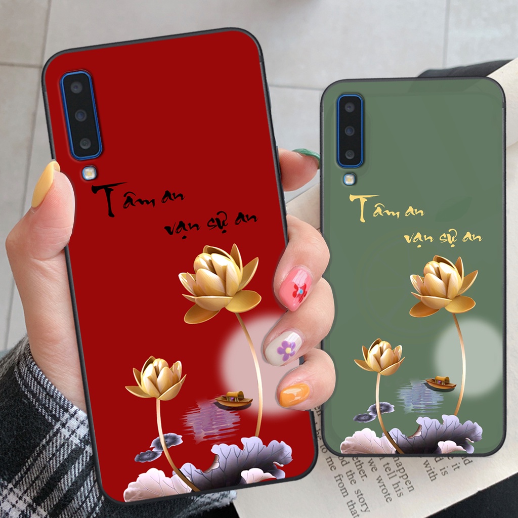 Ốp Samsung A7 2018 / A9 2018 in hình ốp tâm an vạn sự an, ốp lưng cao cấp chất lượng