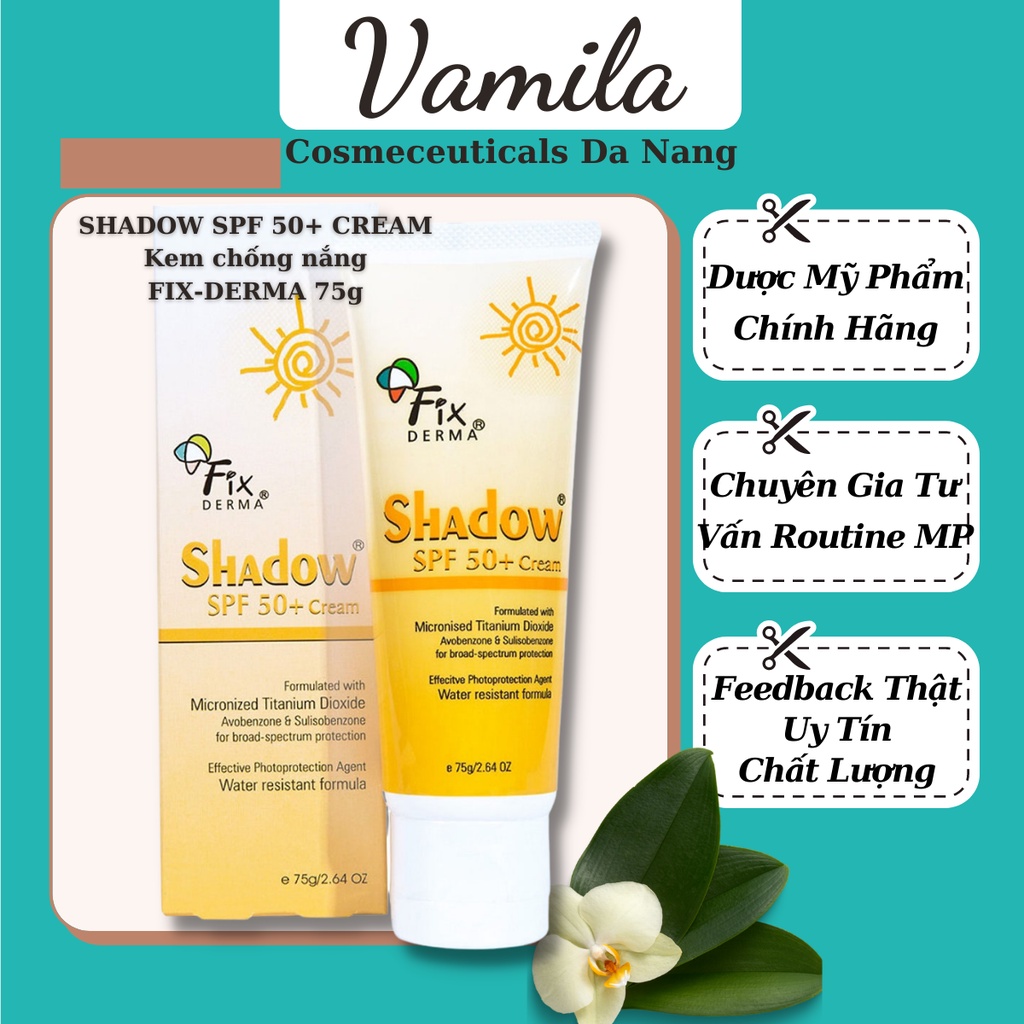 Kem Chống Nắng FixDerma SPF 50+ 75g Chính Hãng Fixderma Shadow