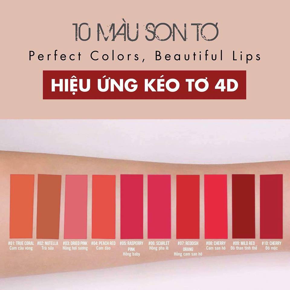 SON TƠ LUA CHÍNH HÃNG - KHÔNG THỂ NGÓ LƠ - FASHION LIP CARE | Thế Giới Skin Care