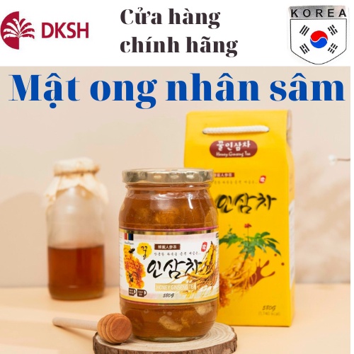 Trà Hồng Sâm Mật Ong Hàn Quốc ANDONGMA - Sanyakchon honey Red Ginseng Tea 580g