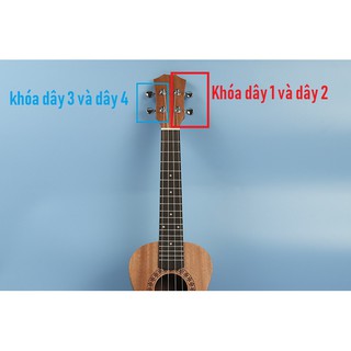 Bộ khóa đàn Ukulele cao cấp - Khóa đúc