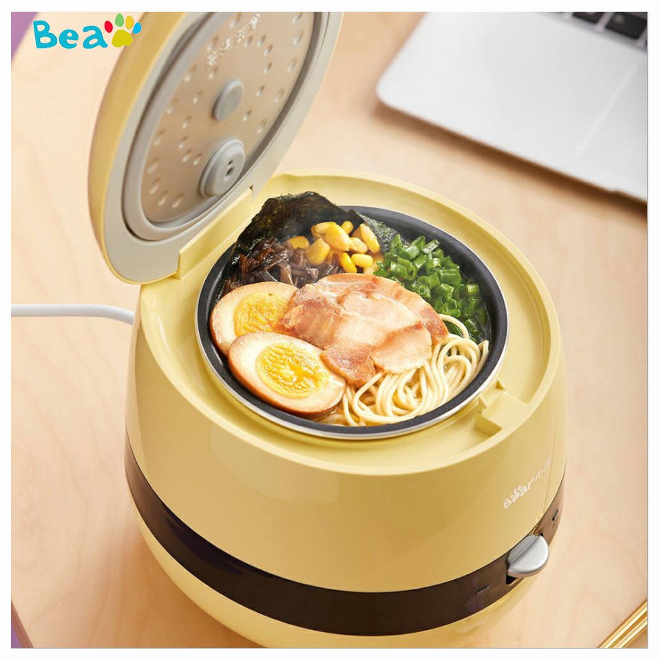 Nồi Cơm Điện Mini Đa Năng Bear DFB-B12K2 (1.2L) Chống Dính, Nấu Cháo, Nấu Canh, Nấu Chè, Làm Bánh- Hàng Chính Hãng | BigBuy360 - bigbuy360.vn