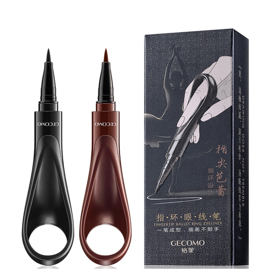 Bút kẻ mắt nước Gecomo Finger Eyeliner kẻ mắt siêu đẹp, không lem, không trôi 1ml