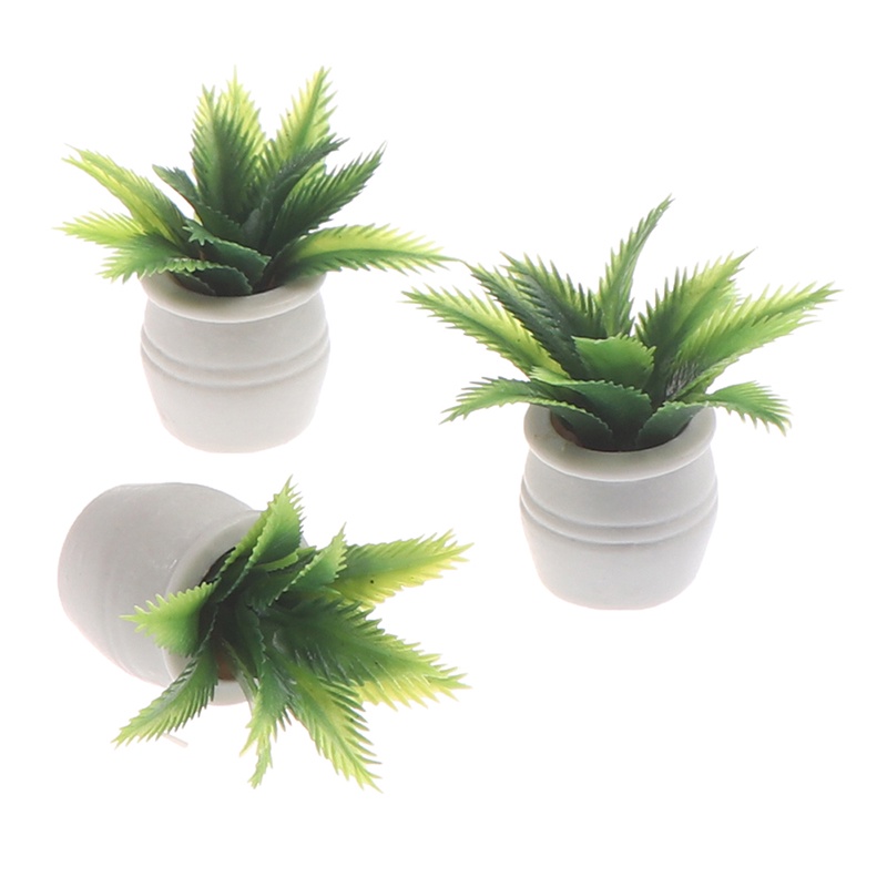 1 Mô Hình Chậu Xanh Trang Trí Nhà Búp Bê Tỉ Lệ 1: