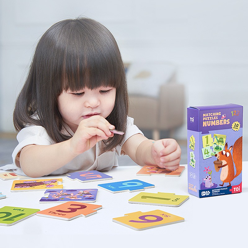 XẾP HÌNH Ghép đôi - Puzzle 2 mảnh cho bé từ 18 tháng tuổi chính hãng TOI nhiều chủ đề