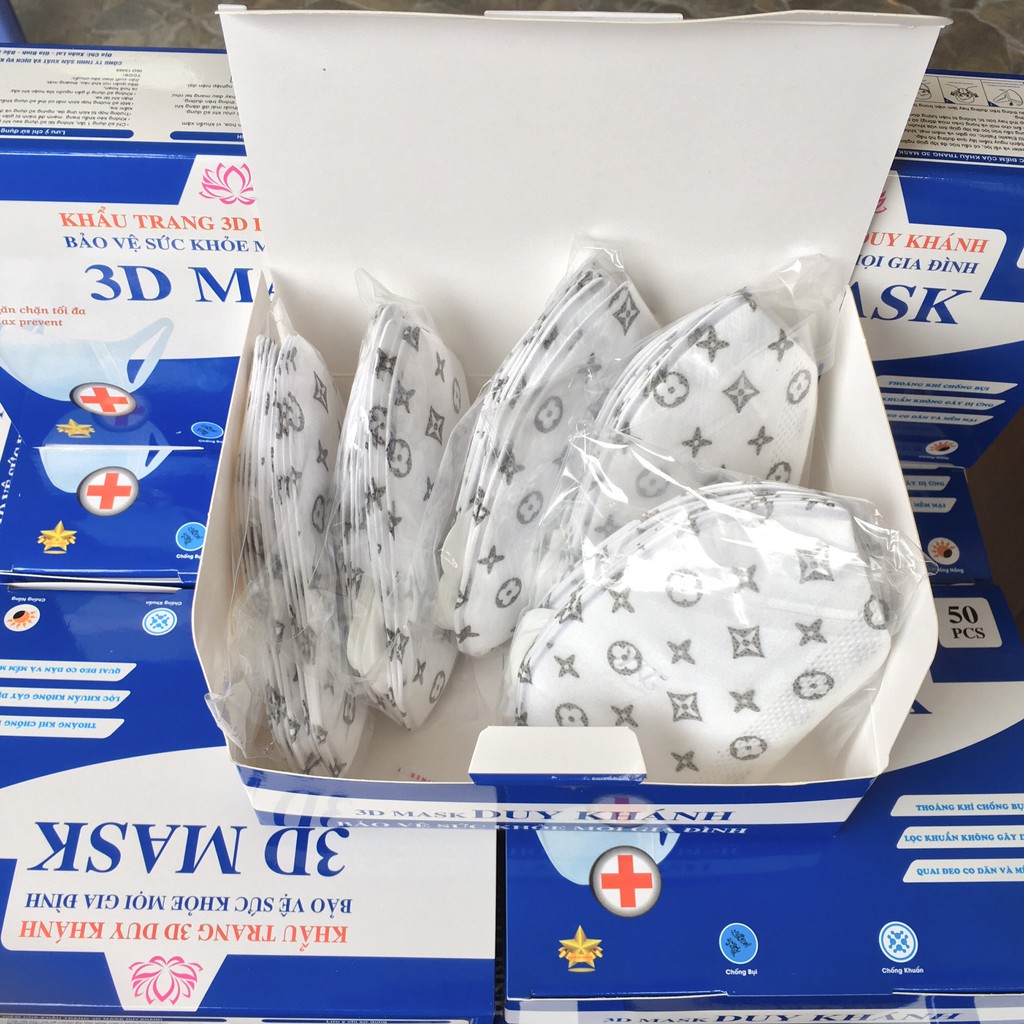 [SALE 3 NGÀY] Túi 10 Chiếc Khẩu Trang 3D Mask Y Tế Monji ❣️ Duy Khánh ❣️ Masuji ❣️Như Ý- 3D LV Quai Bền Vải Dày | BigBuy360 - bigbuy360.vn