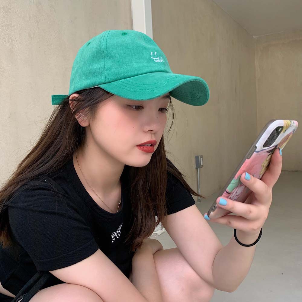 Mũ Lưỡi Trai Thêu Chữ Phong Cách Hip Hop Hàn Quốc Thời Trang Cho Nam Và Nữ