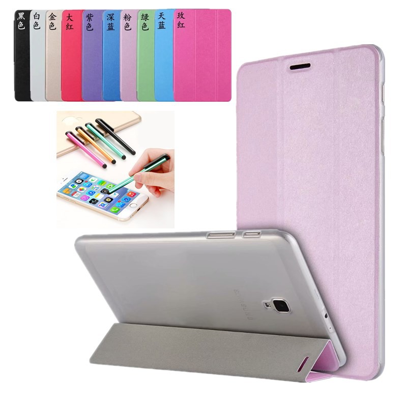 For Samsung Galaxy Tab A 8.0 SM-T380 T385 Smart Flip Case Tri-fold Stand Cover