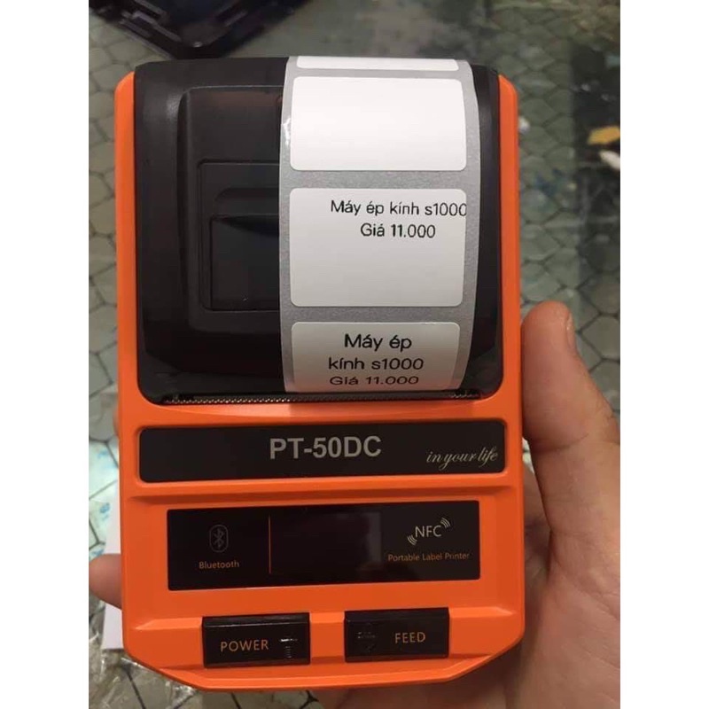 máy in nhiệt cầm tay mini