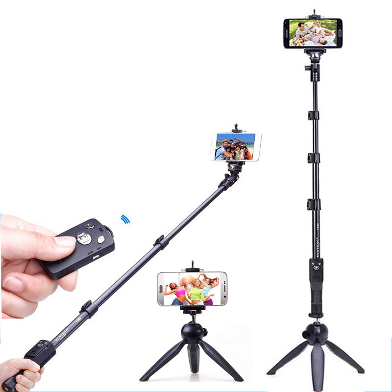 ✺Nhà máy bán trực tiếp hợp kim nhôm siêu dài Máy ảnh điện thoại di động Yunteng YT-1288 Bluetooth điều khiển từ xa Gậy c | BigBuy360 - bigbuy360.vn