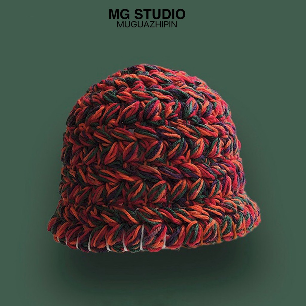 Mũ Len MG STUDIO Đan Thủ Công Nhiều Màu Sắc