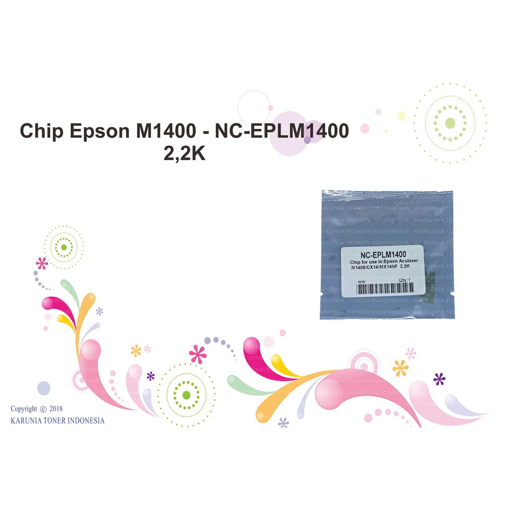 Chip Mực Epson Aculaser Cx14 Mx14 M1400 Nc-eplm1400 2.2k