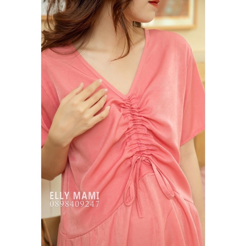 Bộ đồ bầu LỬNG ĐŨI_RÚT NGỰC chất siêu mịn mát mùa hè