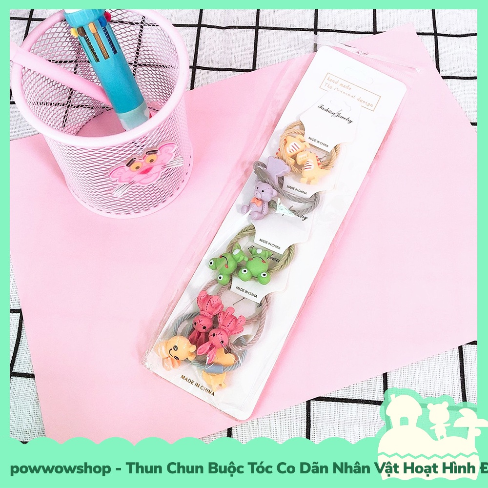 [Sẵn VN - Hỏa Tốc] Thun Chun Buộc Tóc Mẫu Nhân Vật Hoạt Hình Xinh Xắn Đáng Yêu Dành Cho Nữ