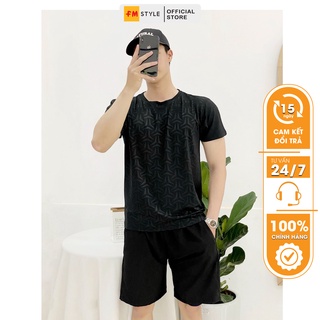 Đồ thể thao nam FM Style chất Thun Lạnh cao cấp, co giãn 4 chiều thiết kế Basic - chuẩn form - trẻ trung 21031517