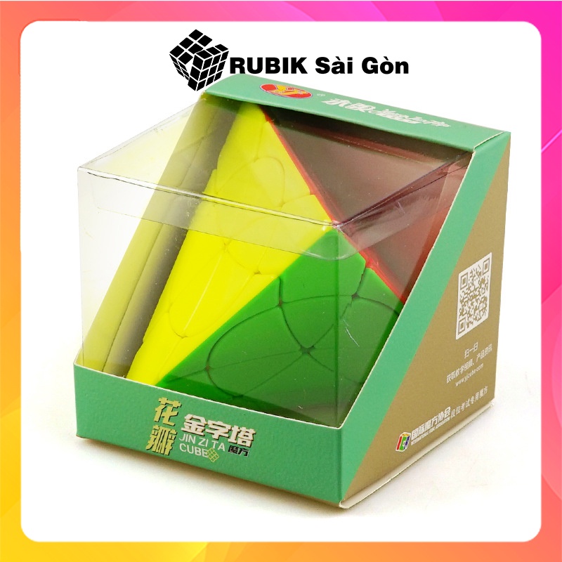 Rubik Biến Thể Tam Giác Petal Pyraminx Cube Rubic YongJun Yulong Kim Tự Tháp Bông Hoa YJ Đẹp Xoay Trơn Mượt Cực Khó