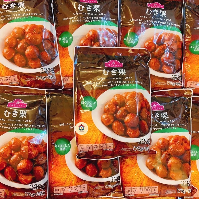 HẠT DẺ SẤY KHÔ BÓC VỎ TOPVALU GÓI 225GR NHẬT BẢN