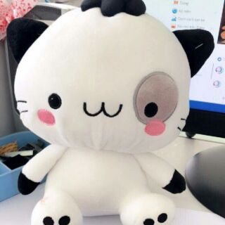 Gấu trắng bông Đen size 40cm