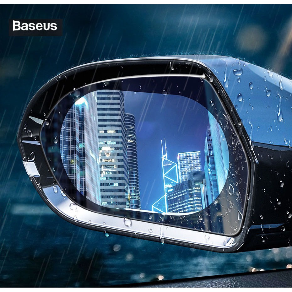 Miếng dán gương nano chống bám nước mưa baseus rainproof film 0.15mm dùng cho kính hậu xe ô tô - vienthonghn
