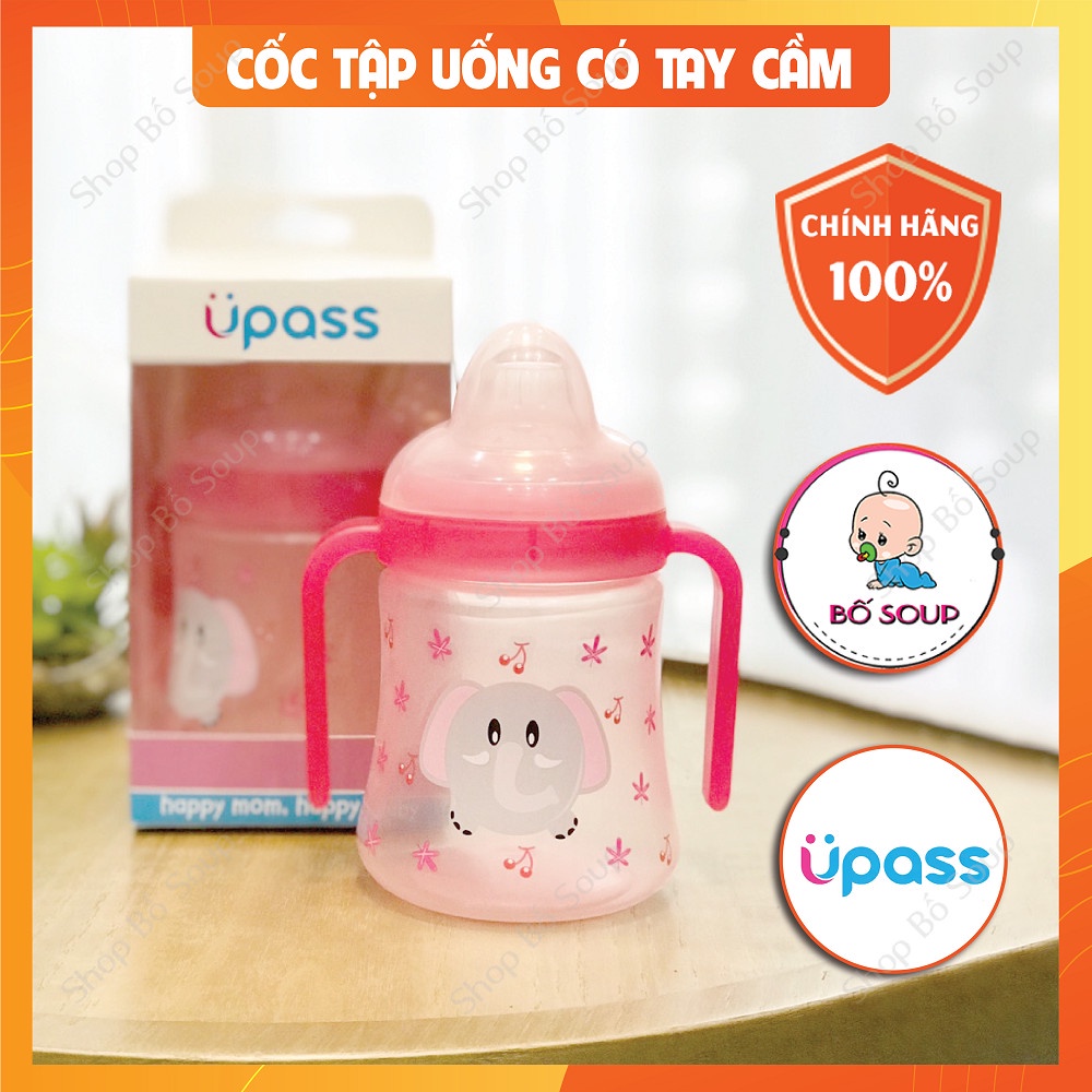 Cốc Tập Uống 2 Tay Cầm Trên Có Đầu Hút Mềm