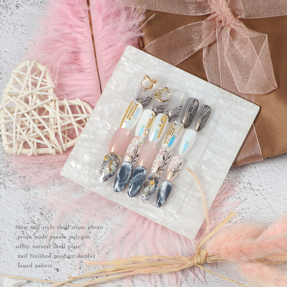 [Hàng mới về] Bảng Trưng Bày Móng Tay Giả Trang Trí Có Nhiều Hình Dáng Tùy Chọn