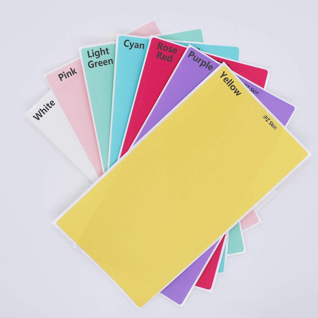 Miếng dán trang trí mặt lưng màu trơn thích hợp cho iPhone 12 13 Pro Max Mini