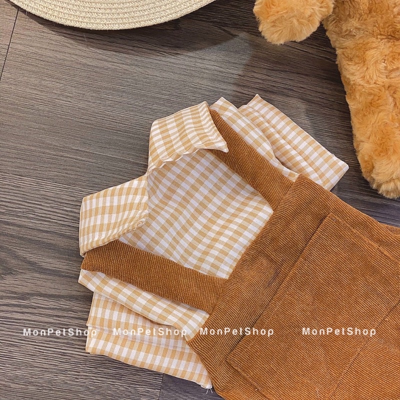 Jum yếm sơ mi cho thú cưng