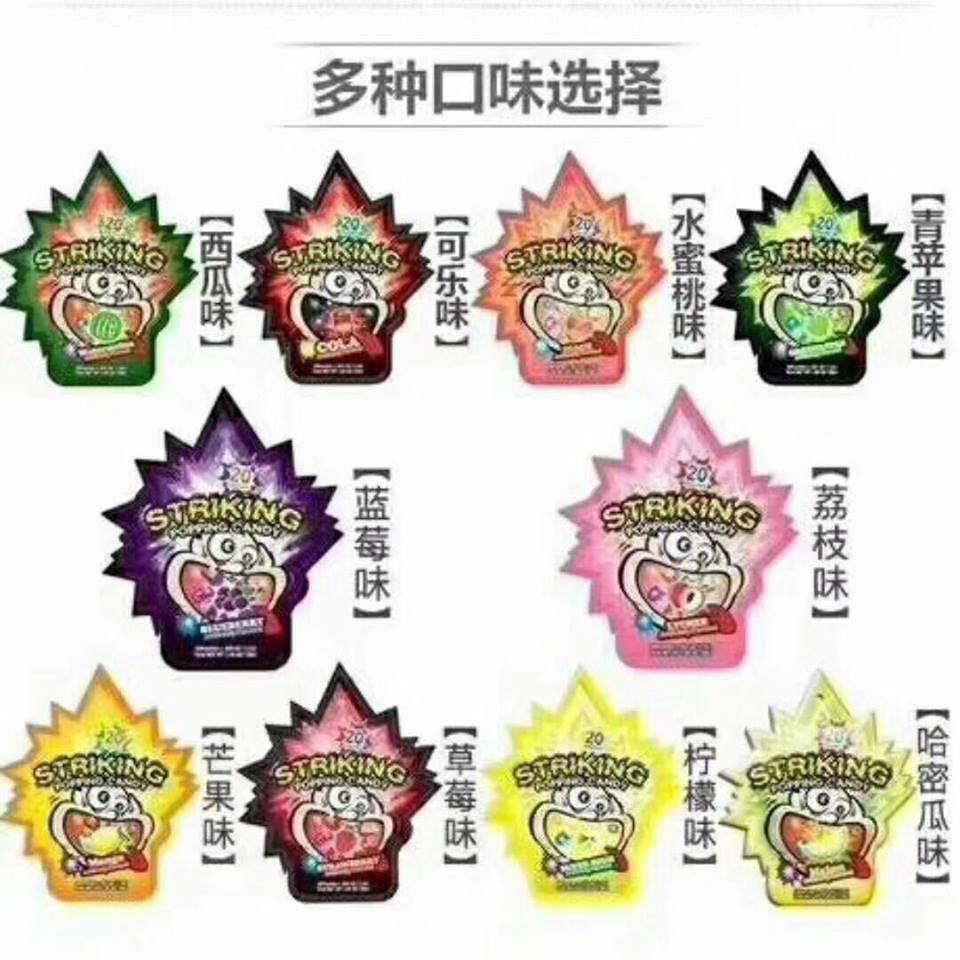 Kẹo nổ Striking Popping Candy  - Ăn vặt trở về tuổi thơ