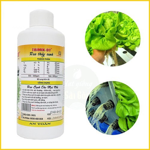 TRIMIX DT HYDROPONIC 500ml - Dung dịch trồng Rau thủy canh