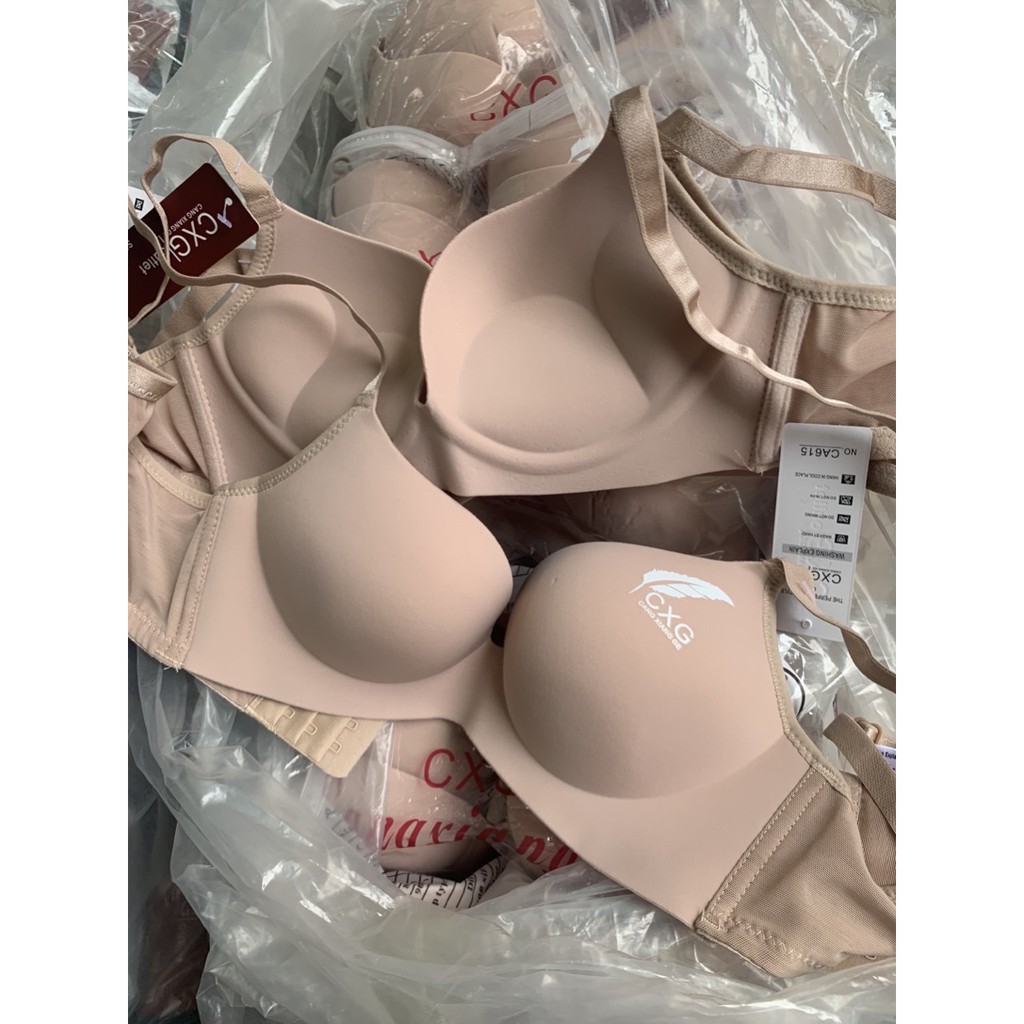 Áo Lót Su Đúc Nâng Ngực Không Gọng Cực Ôm Hình Lá CXG (mua 1 tặng 1)