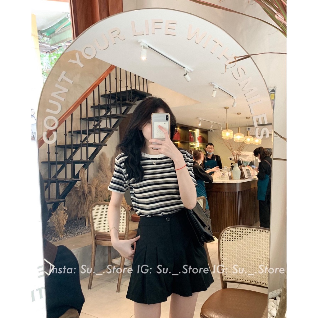 Áo thun kẻ ngang cộc tay A2236 SUSTORE