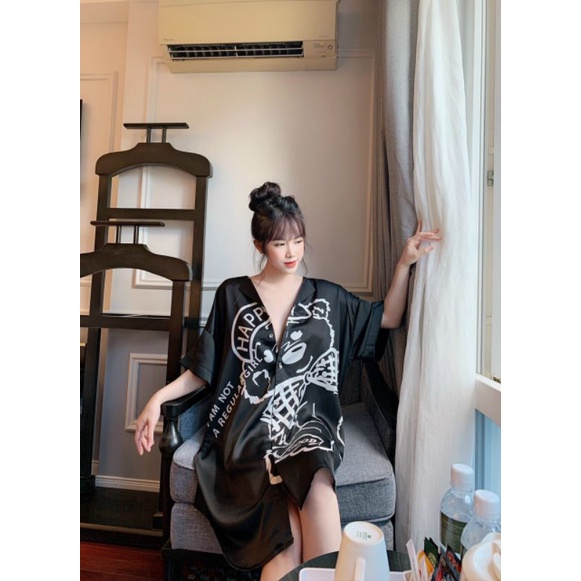 Đầm ngủ sơ mi lụa Latin satin loại 1 sang chảnh ❌Giá siêu rẻ❌ Chất cực đẹp | BigBuy360 - bigbuy360.vn