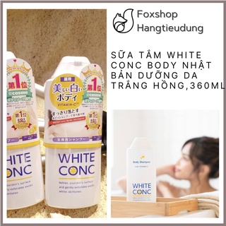 White conc - sữa tắm white conc body nhật bản dưỡng da trắng hồng 360ml
