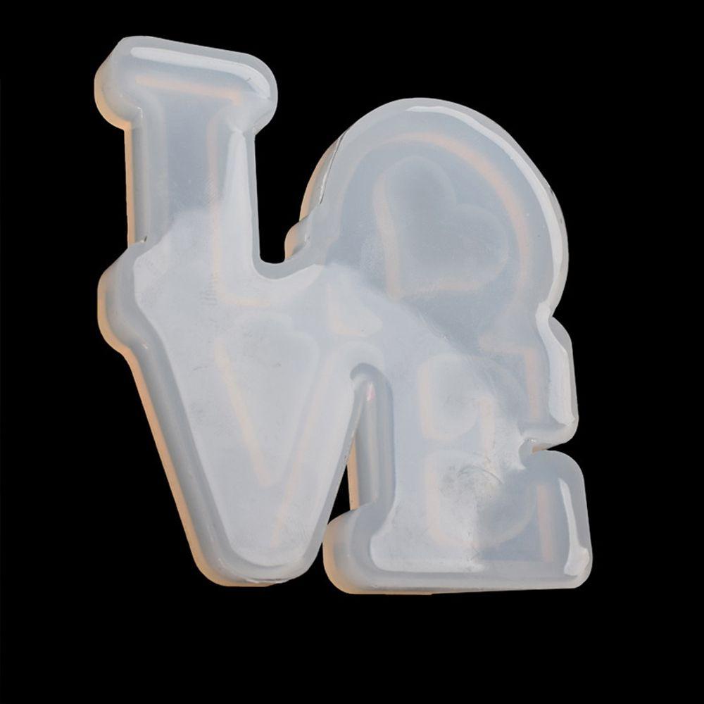 LONTIME Khuôn Silicone Làm Mặt Dây Chuyền Hình Chữ LOVE