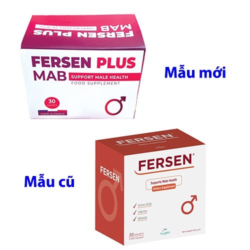 FERSEN PLUS MAB hộp 30 gói giúp tăng cường sức khỏe nam giới
