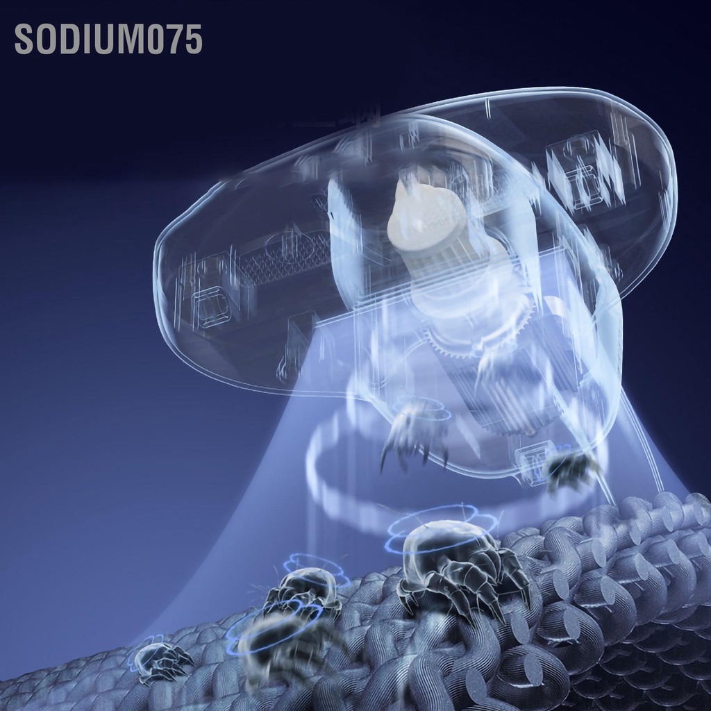 Có thể bán buôn Máy hút bụi diệt ve không dây 10kpa Loại bỏ chất gây dị ứng Thiết bị cầm tay cho nệm đi văng Sodium075 Hàng giao ngay