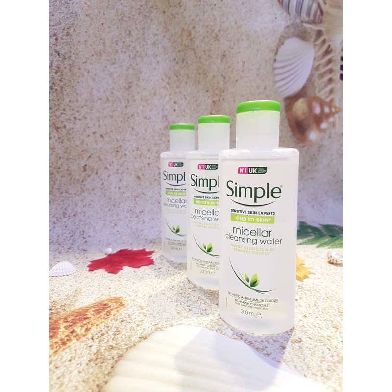 Nước Tẩy Trang Siêu Lành Tính Simple 200ml.