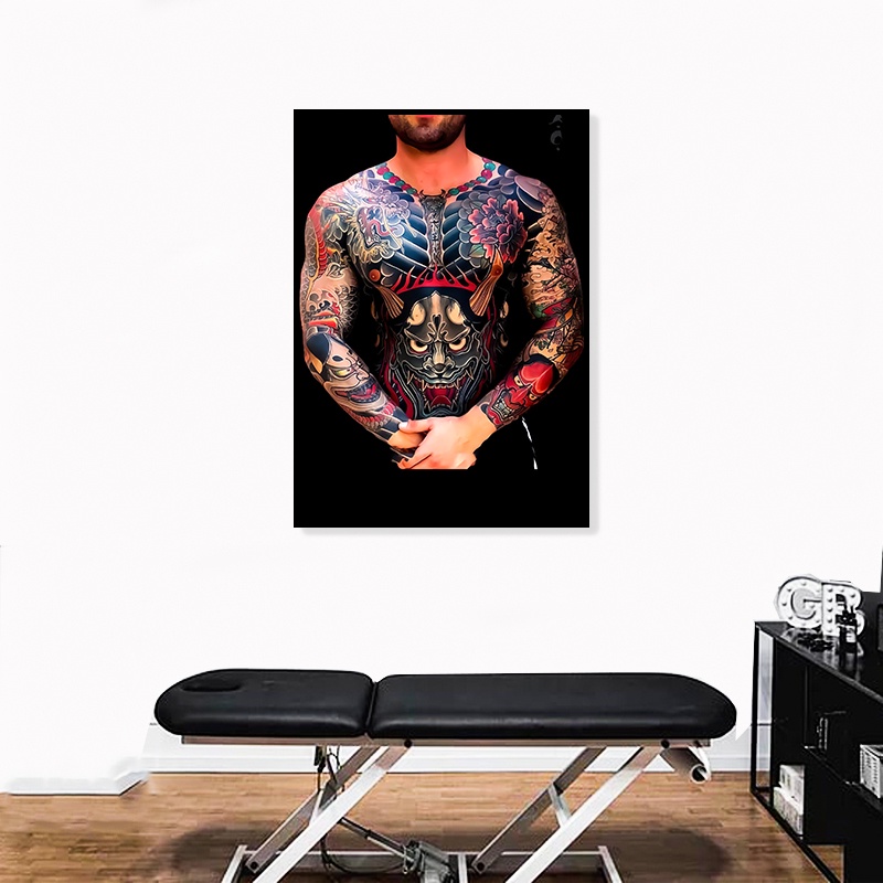 Tranh Hình Xăm - Tranh Tattoo Trang Trí Tiệm Xăm Tattoo