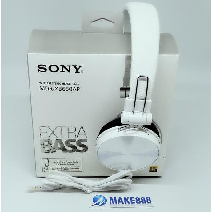 Tai Nghe Sony Mdr-xb650ap Kèm Mic Đen
