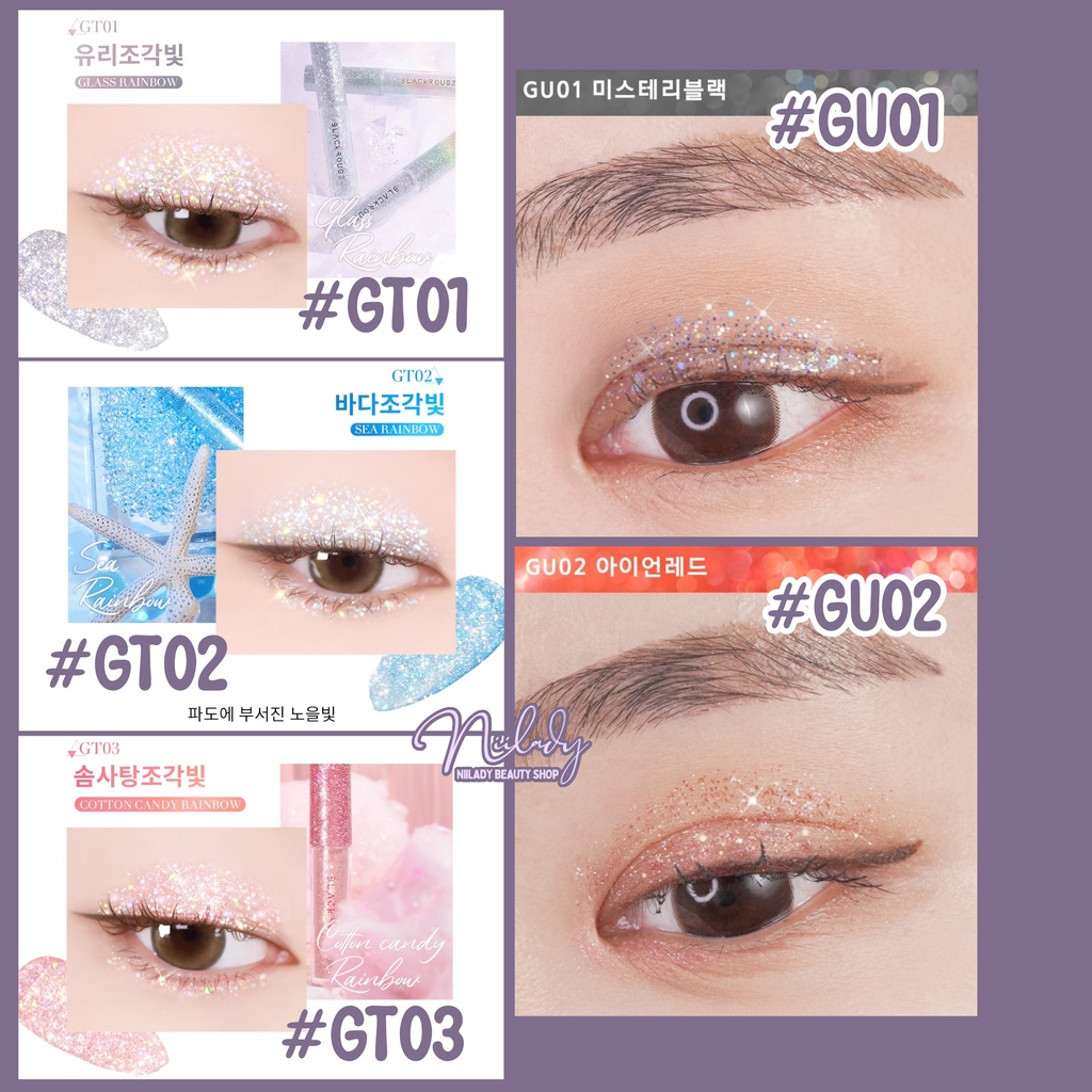 Nhũ Mắt Black Rouge Pearlvely i Glitter